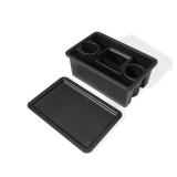 Weber Caddy with Tray Lid Black Organizer