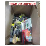 Box Lot of Assorted Tools