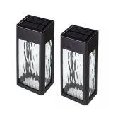 Lancaster Deck & Wall Light, Black - 2 Pack