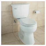 Cachet Round Antimicrobial Toilet Seat, White