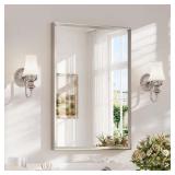 Aluminum Framed Bathroom Mirror
