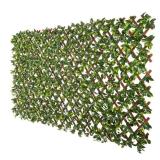 Expandable PVC Trellis 36x72 Gardenia Leaf