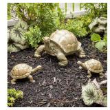 Tortoise Family Resin Garden Accents