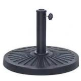 Abble Half Round Resin Umbrella Base Stand
