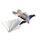 Stainless Steel Bird Spikes, 6 in. Coverage