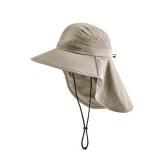 DARK BLUE Unisex Cooling Sun Protector Hat (One S