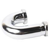 Thrifco 1-1/2" x 1-1/4" Chrome Brass J-Bend