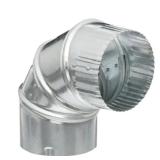 Master Flow 4 in. 90  Round Adjustable Elbow