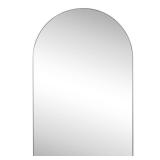 Elodie 24x36 Arched Metal Mirror, Nickel