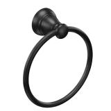 Banbury Towel Ring in Matte Black