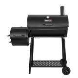 30 in. Charcoal Grill with Offset Smoker