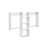 Essential Plus 60 in. W White Closet System