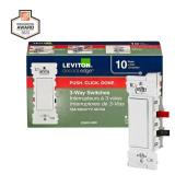 Decora Edge 15A 3-Way Switch, White (10)