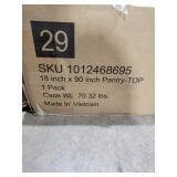 Box 1 of 2 18"x90" panty-top