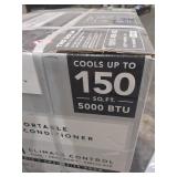 5,000 BTU Portable AC Cools 150 Sq. Ft. White