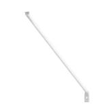 Fixed Mount White Steel Bracket 16-in Shelving