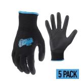 Large TRAX Extreme Grip Work Gloves (5-Pack)