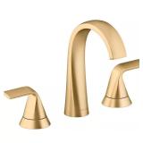 Cursiva 8 in. Widespread Faucet - Brass