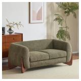 Nisant 62.5-in Modern 2-Seat Loveseat