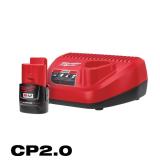 M12 12V Lithium-Ion Battery Pack 2.0Ah Kit