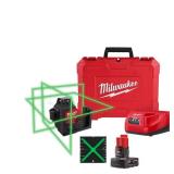 M12 12V Cordless 250 ft 3-Plane Laser Kit
