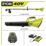 RYOBI 40V Cordless Trimmer & Blower (Parts)