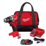 Milwaukee M18 1/2 in Drill/Driver, 2.0Ah Kit