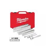 1/4 in. Drive SAE/Metric Ratchet Set (50-Pc)