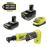 RYOBI ONE+ 18V Cordless 3/8 in Ratchet Kit