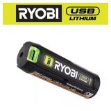 RYOBI USB lithium 2.0Ah rechargeable battery