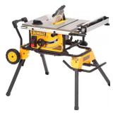 15 Amp Corded 10 in Table Saw with Stand