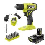 RYOBI ONE+ 18V Drill/Driver Kit, 2.0Ah