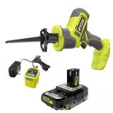 RYOBI ONE+ 18V Reciprocating Saw Kit with 2Ah