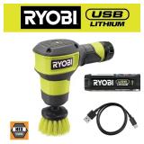 RYOBI USB Lithium Scrubber Kit w/ 2.0 Ah