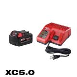 M18 18V Lithium-Ion XC Starter Kit with 5.0Ah