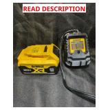 DeWalt 20V MAX 5Ah Lithium Battery with Charger