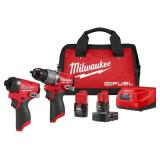 Milwaukee M12 Fuel 2-Tool Combo KIT