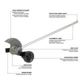 M18 FUEL 8" Edger Attachment for Milwaukee