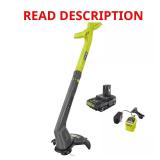RYOBI ONE+ 18V 10" Cordless Trimmer/Edger