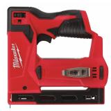 MILWAUKEE 12V DC Staple Gun: 3/8 in staples