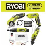 USB Lithium 4-Tool Combo Kit with Batteries