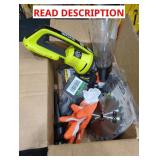 Box Lot Assorted Tools And Accessories