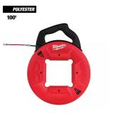 100 ft Polyester Fish Tape with Leader