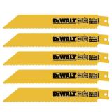 6 in. Reciprocating Saw Blade (5-Pack)
