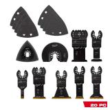 Milwaukee Osc Tool Blade Kit (20)