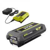 40V Lithium-Ion 2.0 Ah Battery and Charger