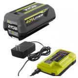 40V Lithium-Ion 4.0 Ah Battery and Charger