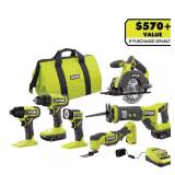 ONE+ 18V 6-Tool Kit w/ Batteries and Charger