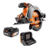 RIDGID 18V Circular Saw Kit w/ 4.0Ah Battery