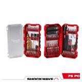 Shockwave Drill Bit Set with PACKOUT Case (75)